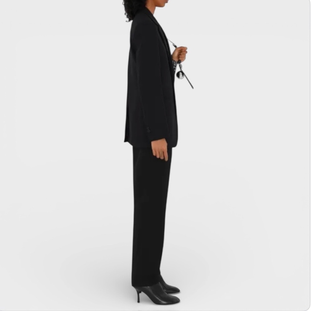 BURBERRY 
Burberry London Black Wool Blend
Tailored Trousers - Picture 5 of 15